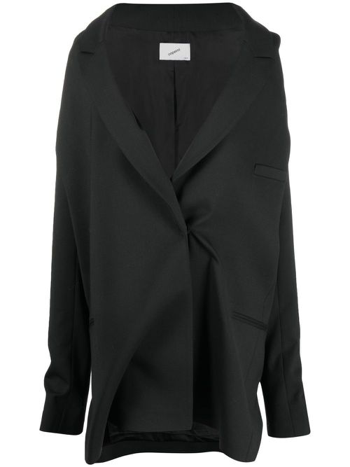 Single-breasted blazer dress - Black