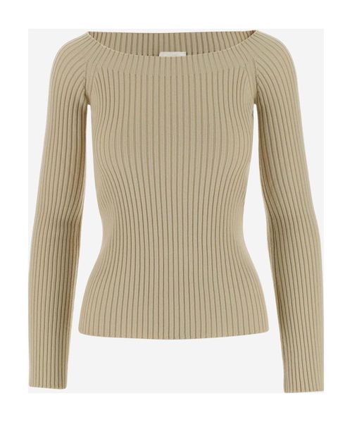 Chloé Off-Shoulder Knit Jumper