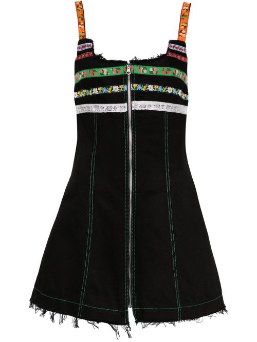 Lindsey denim mini dress - Black