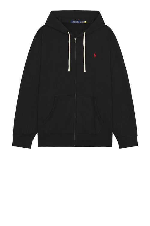 Polo Ralph Lauren Full Zip Hoodie in Black - Black. M also in L, XL/1X