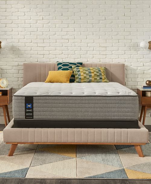 "Closeout! Posturepedic Chaddsford 14"" Medium Faux Euro Top Mattress-Full"