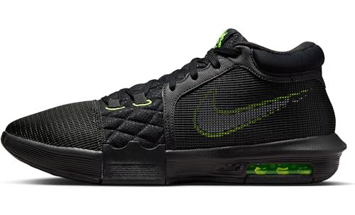 Lebron Witness 8 Basketball Shoes (FB2239-002, Black/Volt/White)