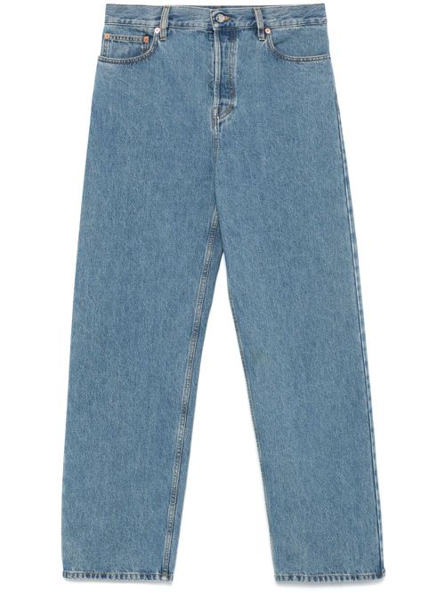 Gucci logo-patch jeans - Blue
