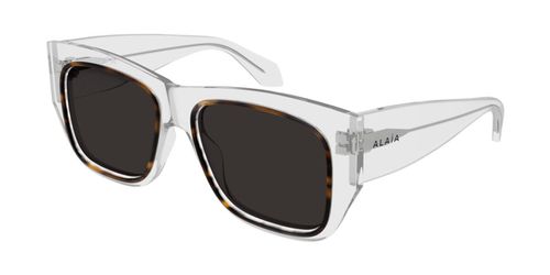 Azzedine Alaia AA0090S 001 Women's Sunglasses Clear Size 55
