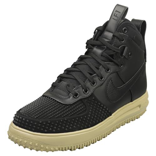 Nike Men's Lunar Force 1 Duckboot Black/Black-Neutral Olive