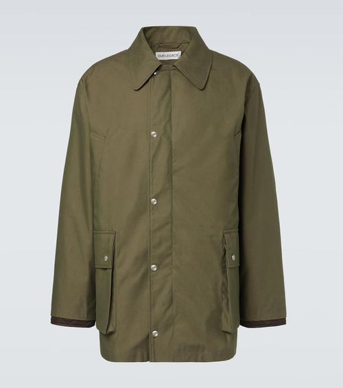 Hunter cotton-blend canvas jacket