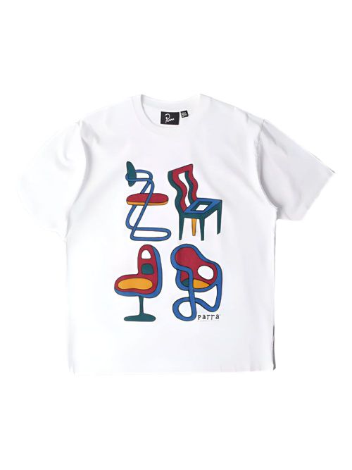 Unreasonable Chairs T-shirt - ホワイト