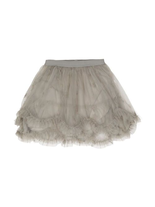 Embroidered tutu skirt - Grey