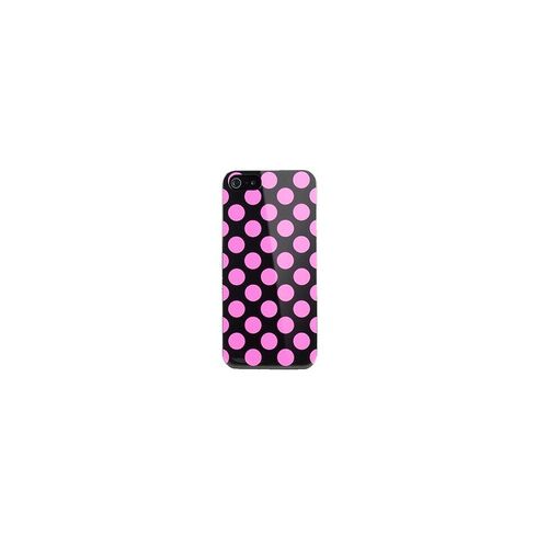 Cygnett Tonic iPhone 5S 5 & SE Polkadot Ultra Slim Thin Case/Cover Black/Pink