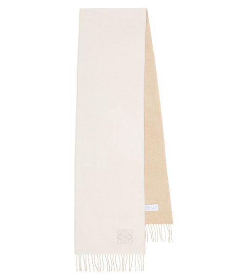 Wool and cashmere scarf