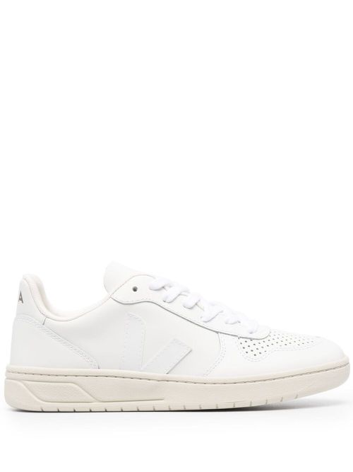V-10 leather sneakers - White