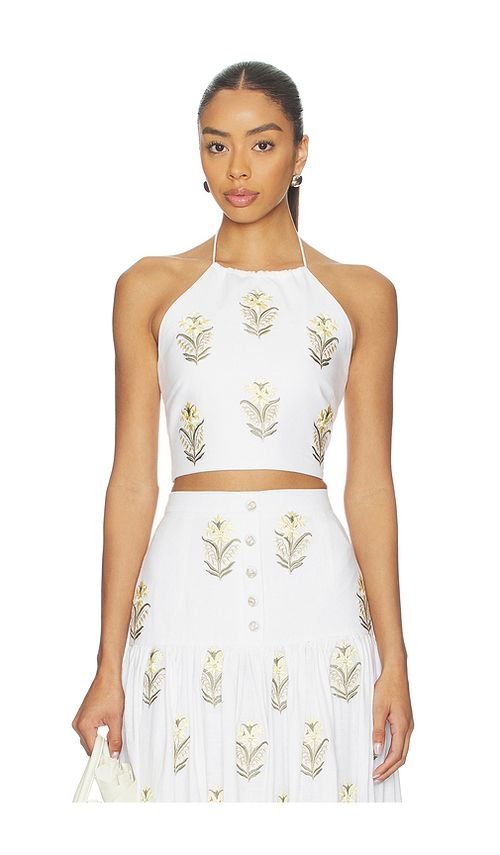 Rosewater House Gilda Bustier in White. - M/L also in