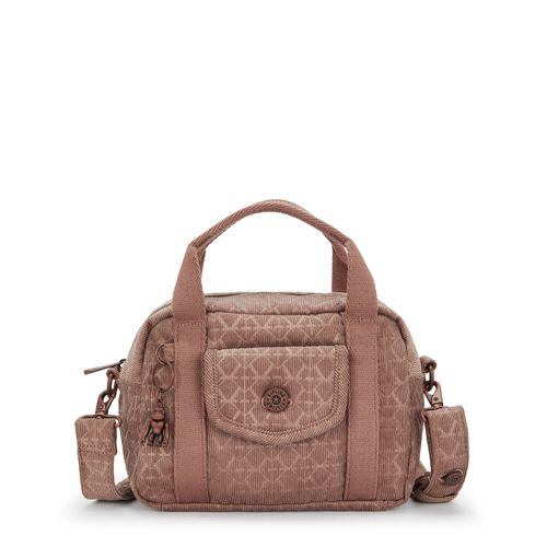 Kipling Shoulderbag with Removable Shoulderstrap Brown 88% Polyester, 12% Polyamide