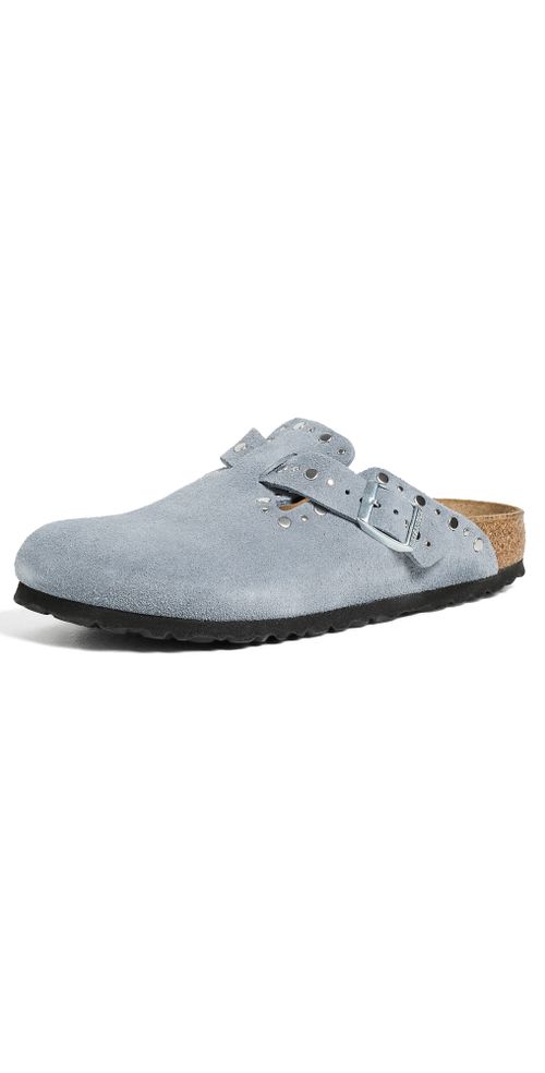 Boston Rivets Clogs Stone Blue
