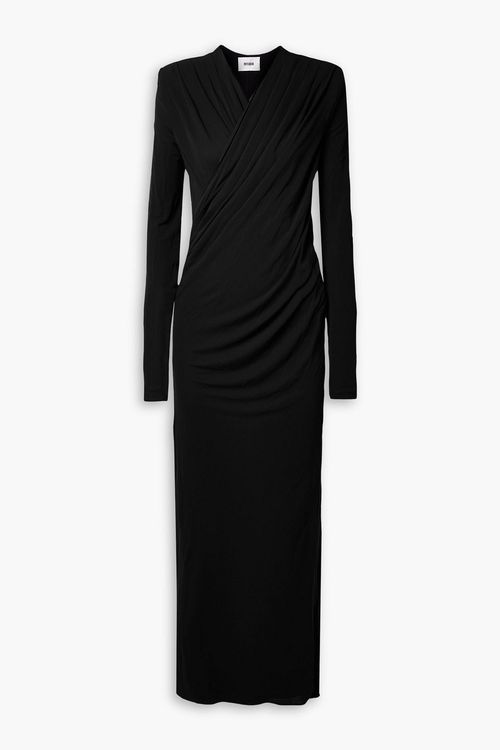 The Sloan draped crepe maxi dress