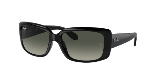 Ray-Ban Woman Sunglass RB4389 - Frame color: Black, Lens color: Grey