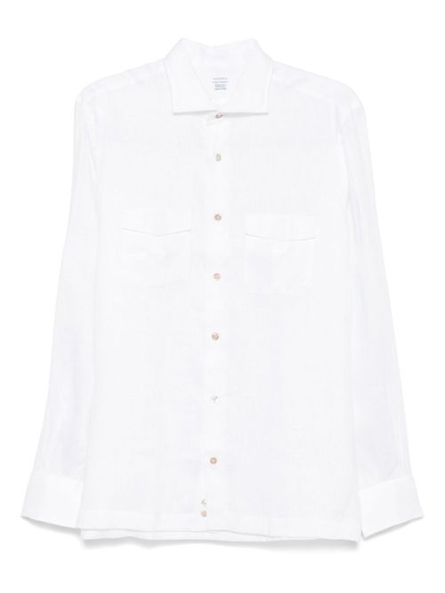 Mazzarelli linen shirt - White