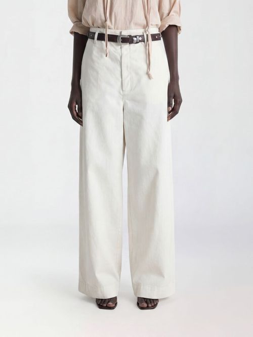 Pants Woman color White