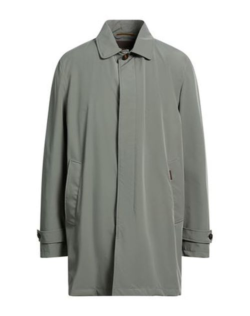 Man Overcoat & Trench Coat Sage green Size 42 Polyamide, Polyurethane