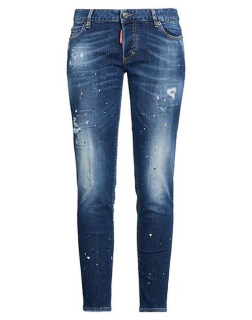 Woman Jeans Blue Size 2 Cotton, Elastane