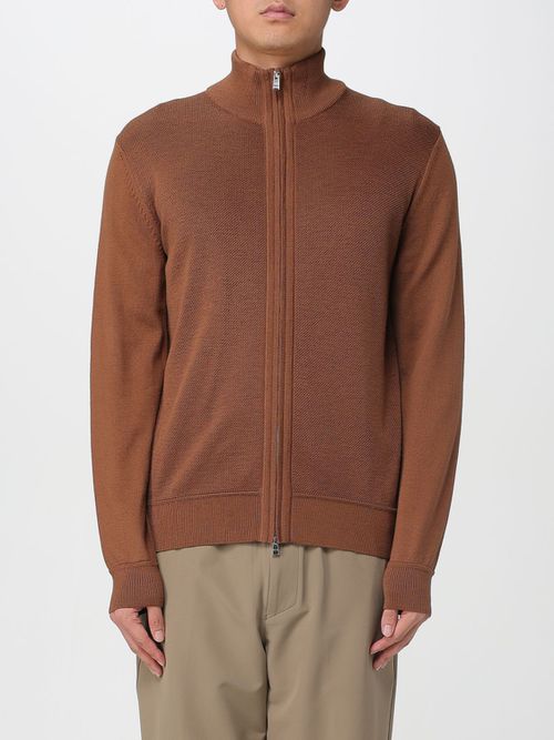 Cardigan Men color Brown