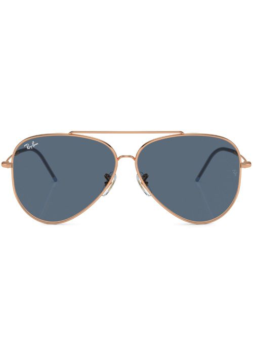 Aviator Reverse pilot-frame sunglasses - 92023A Rose Gold