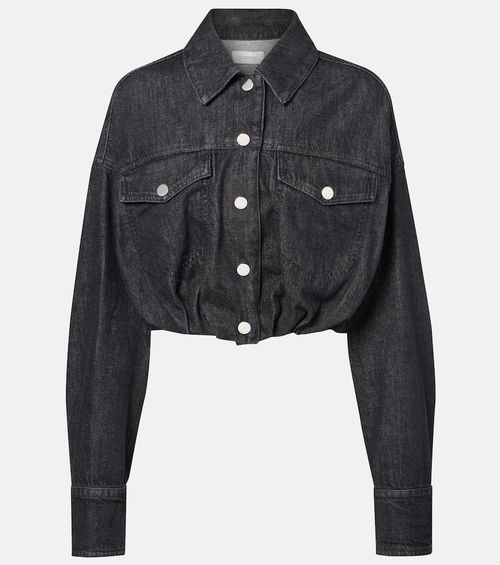 Sondrio cropped denim shirt