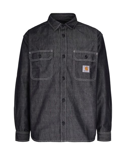 Black Relaxed Logo Shirt
