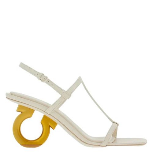 Ferragamo Ladies Gancini Ankle Strap Sandal