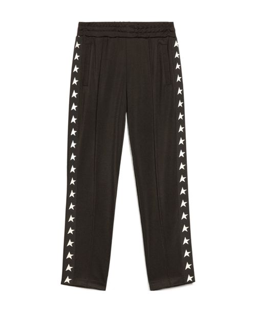 Black Star Collection jogging pants with contrasting white stars
