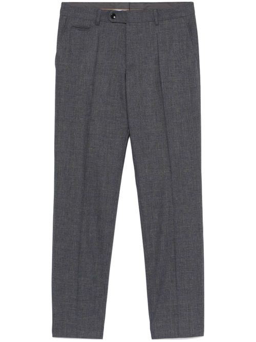 Prince of Wales-check trousers - Grey