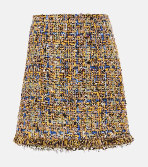 Tweed miniskirt