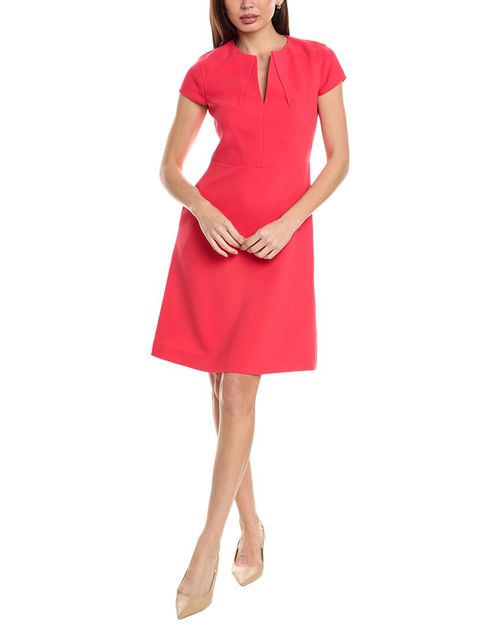 Dart Neck A-Line Dress