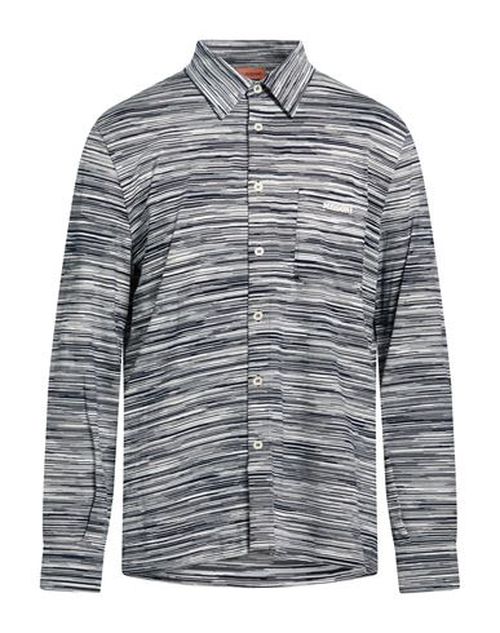 Man Shirt Navy Size L Cotton