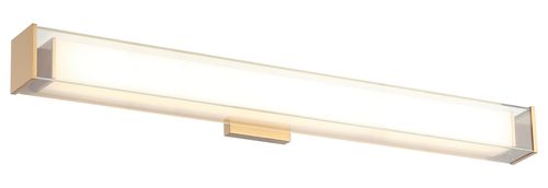 Aged Gold Brass LED Wall Sconce from the Cardenne Collection