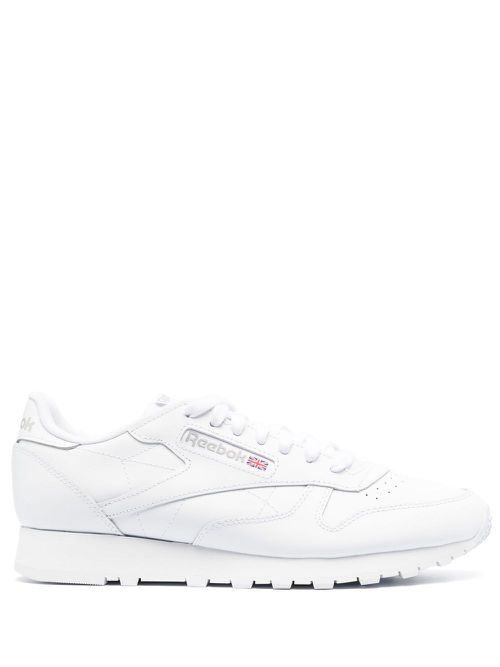 Logo-tag low-top sneakers - White