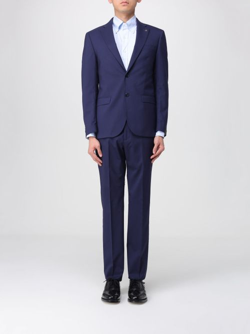 Suit Men color Blue