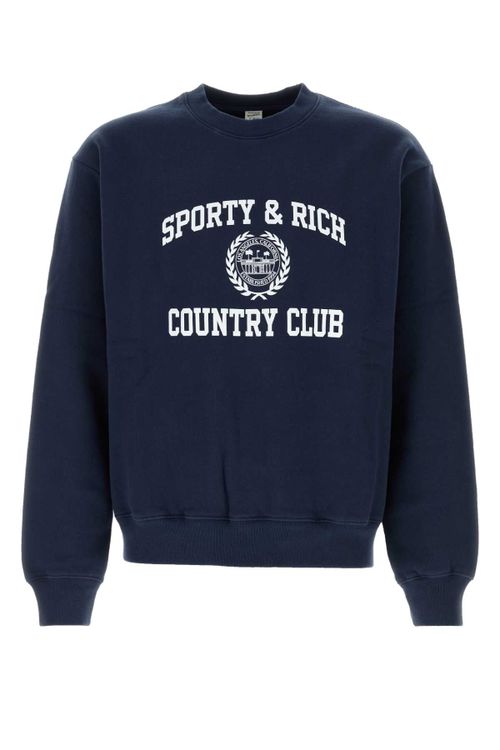 Crest Sweatshirt — Navy