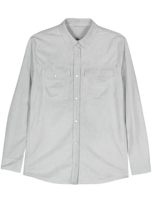 Suede Shirt — Grey