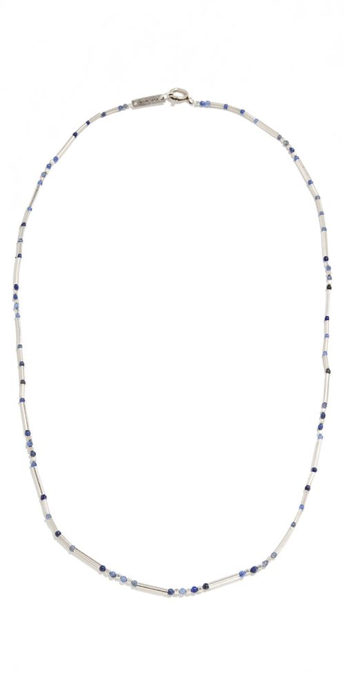 Necklace Blue/Silver One Size