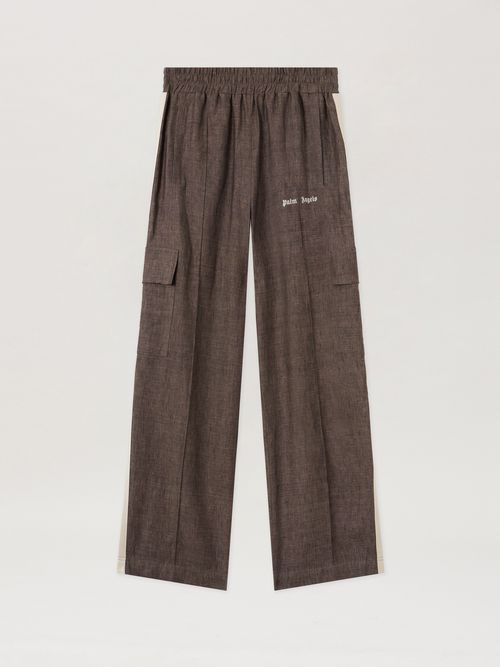 Classic Logo Track Pants Man  Brown Off White