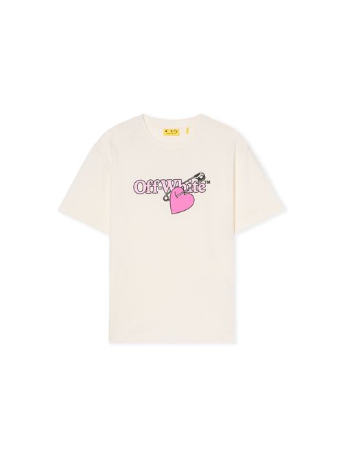 Pop Heart Logo T-shirt - Kids Girl's Clothing White