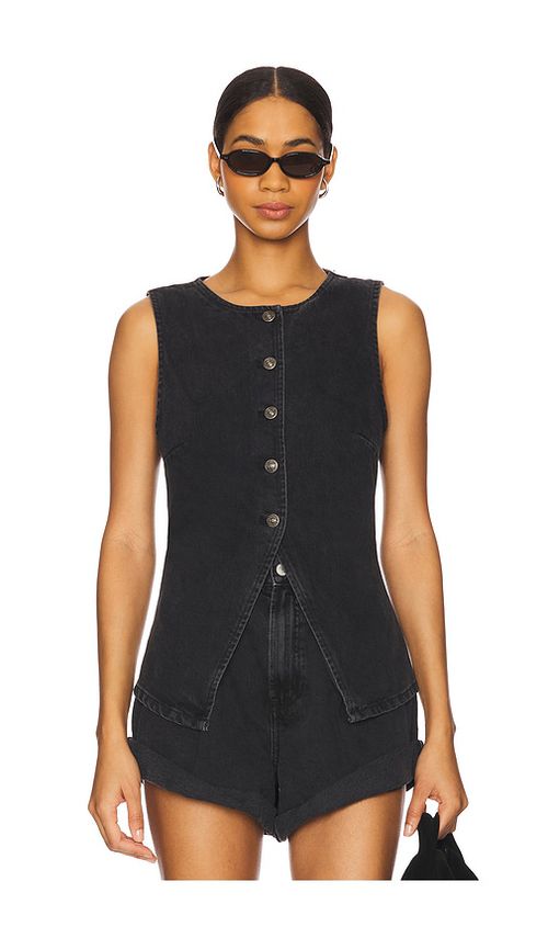 Free People x We The Free Aimee Vest in Black. -  XL also in