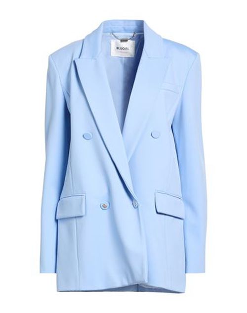 Woman Blazer Sky blue Size 8 Polyamide, Viscose, Elastane