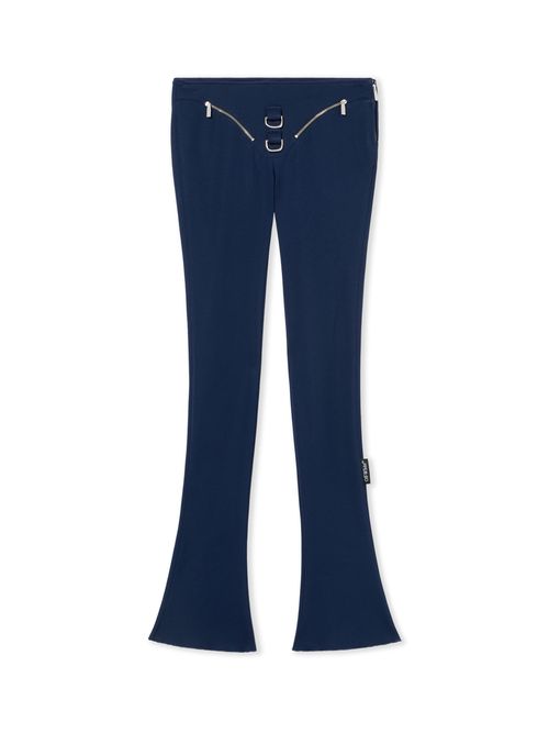 Heavy Jersey Slim Pants - Female Pants Blue Iris