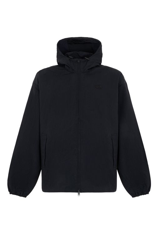 Windbreaker with Hood for Men - Soft Minimalist Pullover Jacket