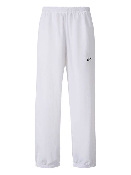 Willy Chavarria logo track pants - White