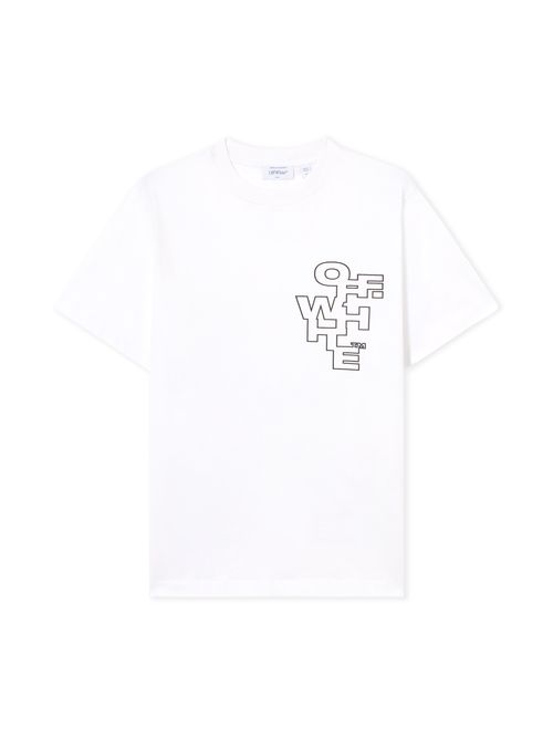 Slim Fit Outlined Signature S/s T-shirt - Male T