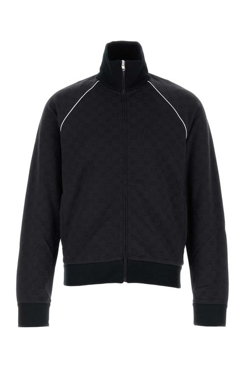 Embroidered Nylon Blend Sweatshirt