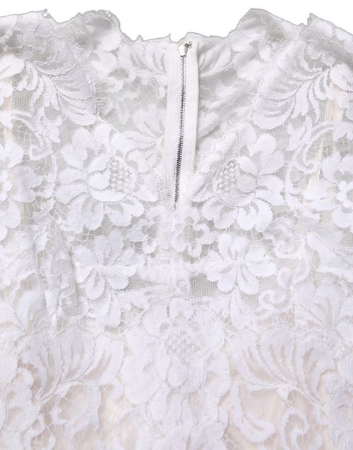 Floral Lace Gown — White